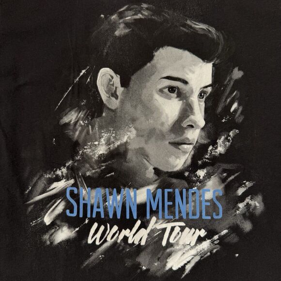 Shawn Mendes 2017 World Tour Concert T-Shirt Size S - Picture 2 of 6
